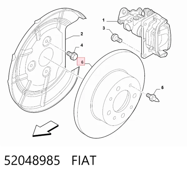 Тормозные диски 52048985 Fiat/Alfa/Lancia