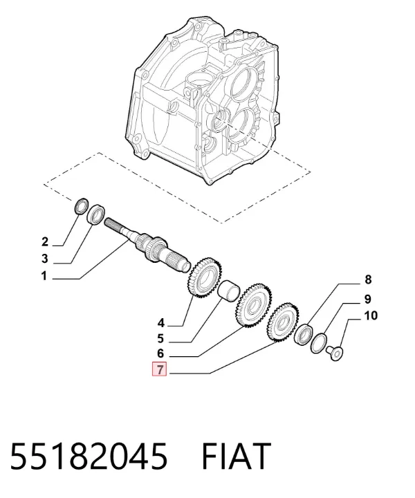 55182045 Fiat/Alfa/Lancia