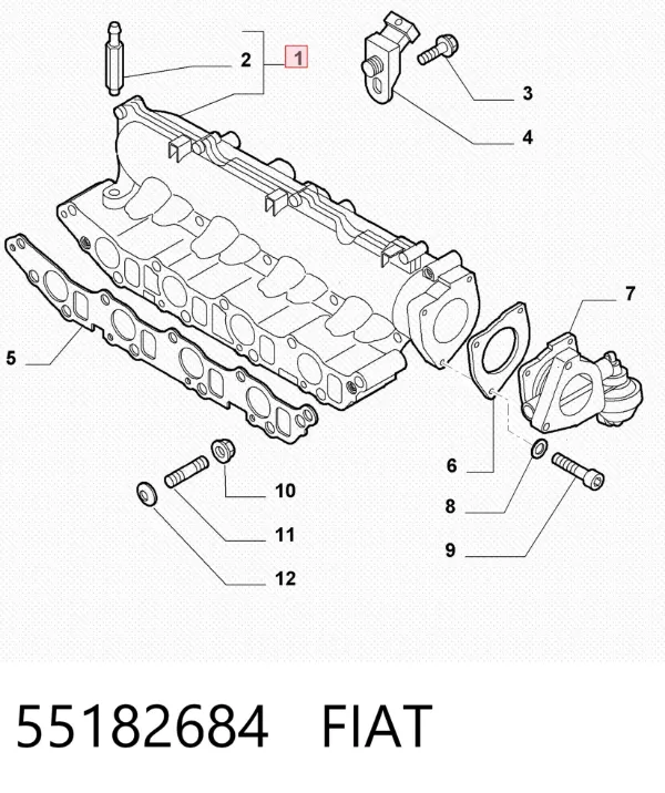  55182684 Fiat/Alfa/Lancia