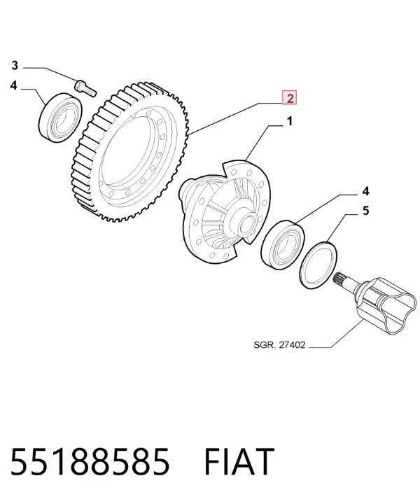  55188585 Opel