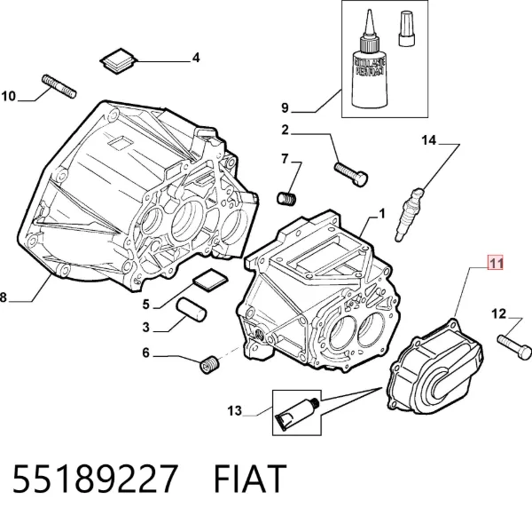  55189227 Fiat/Alfa/Lancia