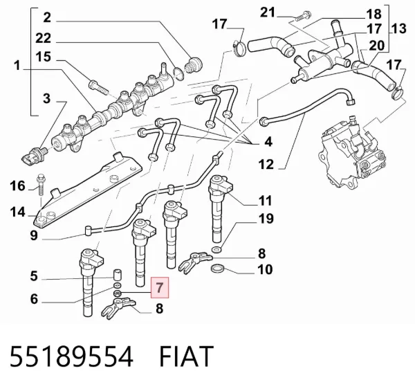  55189554 Fiat/Alfa/Lancia
