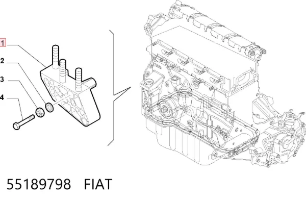  55189798 Fiat/Alfa/Lancia