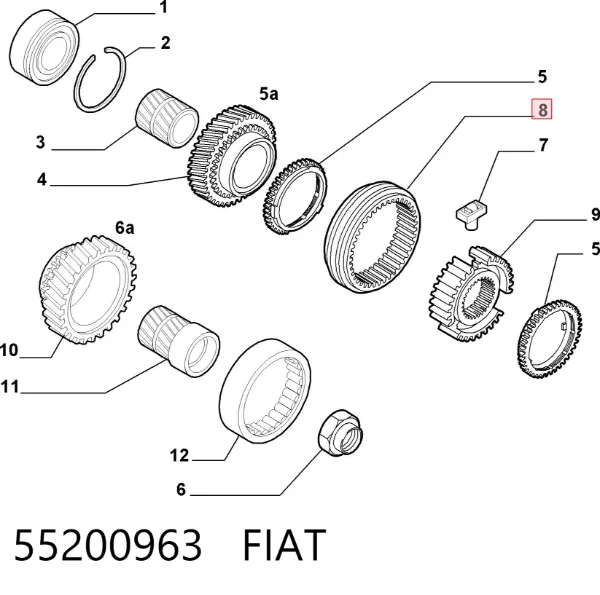  55200963 Fiat/Alfa/Lancia