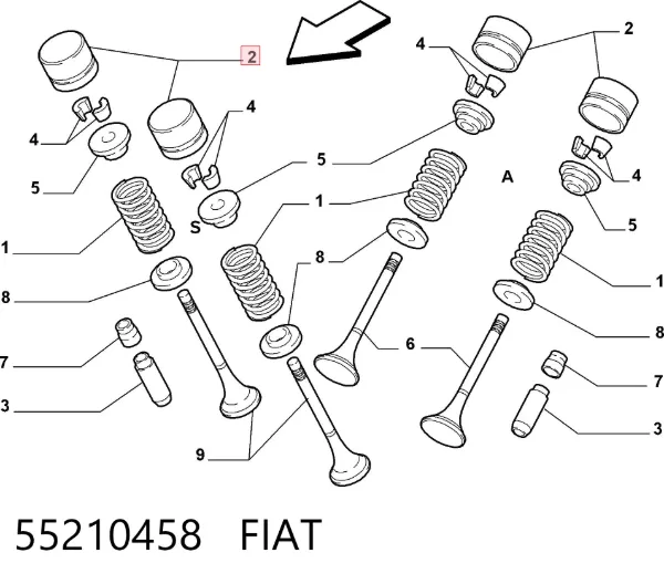 Гидрокомпенсатор 55210458 Fiat/Alfa/Lancia