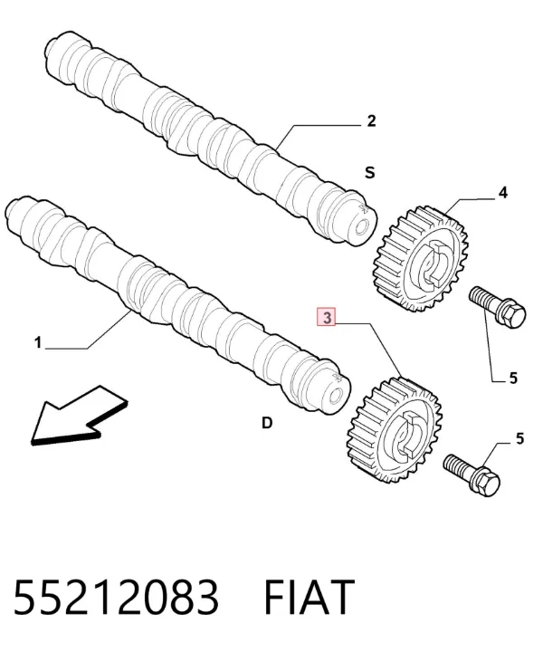  55212083 Fiat/Alfa/Lancia