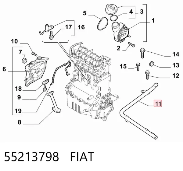  55213798 Fiat/Alfa/Lancia