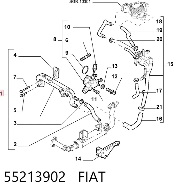  55213902 Fiat/Alfa/Lancia