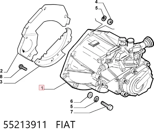 КПП 55213911 Fiat/Alfa/Lancia