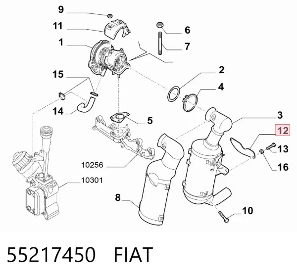 55217450 Fiat/Alfa/Lancia
