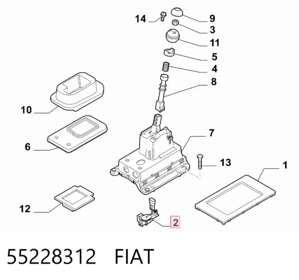 Датчик скорости 55228312 Fiat/Alfa/Lancia