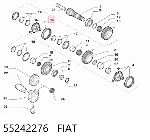  55242276 Fiat/Alfa/Lancia