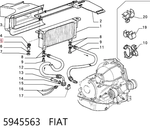 Стеклоподъемник передней правой двери 5945563 Fiat/Alfa/Lancia