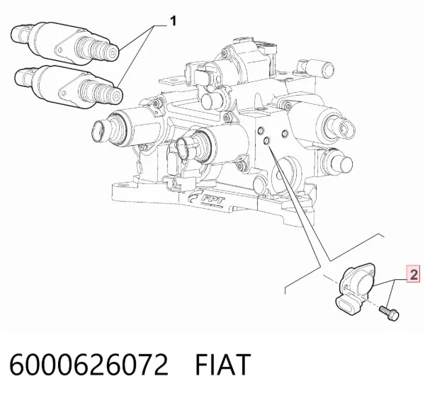 Резистор блока управления АКПП 6000626072 Fiat/Alfa/Lancia