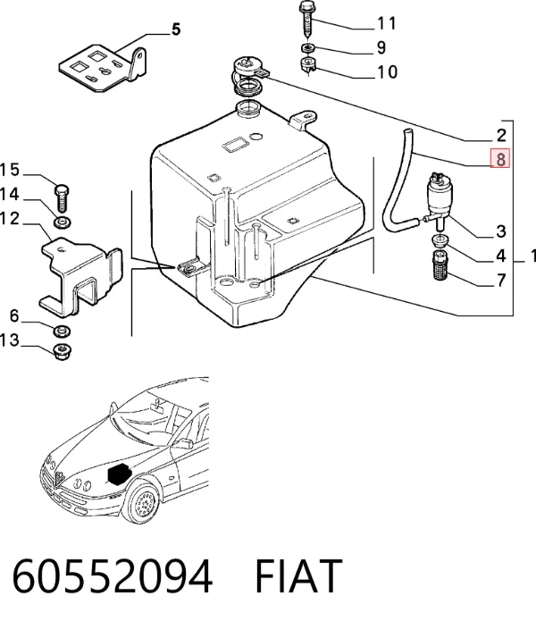  60552094 Fiat/Alfa/Lancia