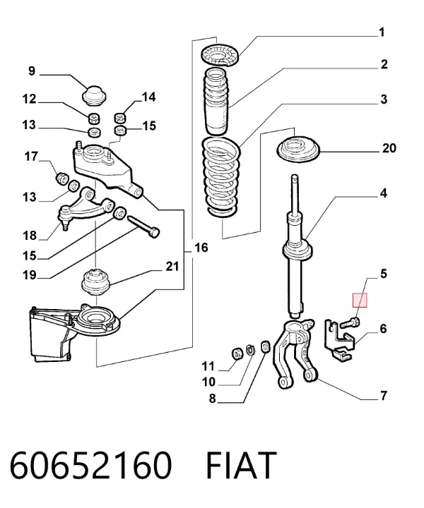  60652160 Fiat/Alfa/Lancia