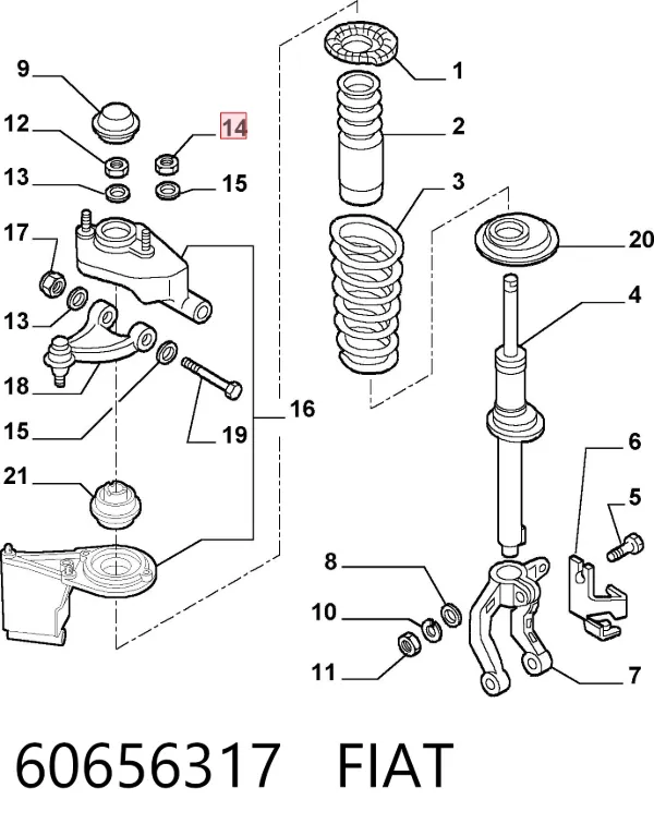  60656317 Fiat/Alfa/Lancia