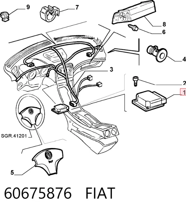  60675876 Fiat/Alfa/Lancia