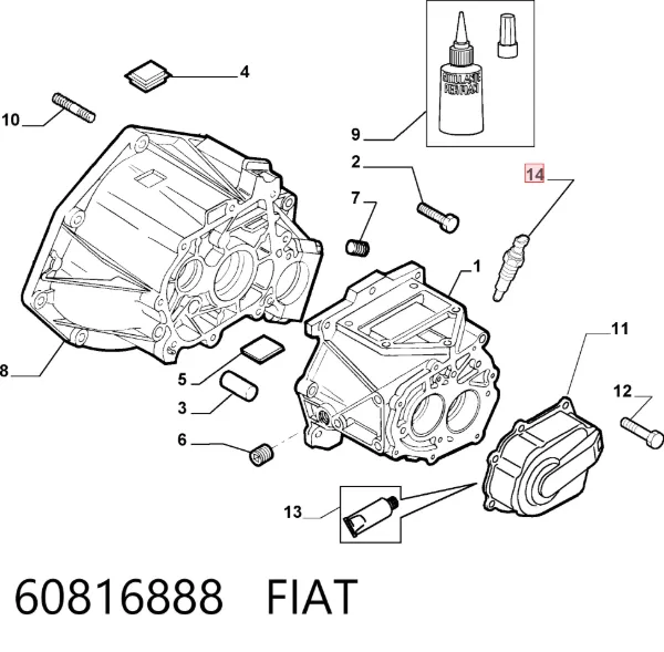 Датчик скорости 60816888 Fiat/Alfa/Lancia
