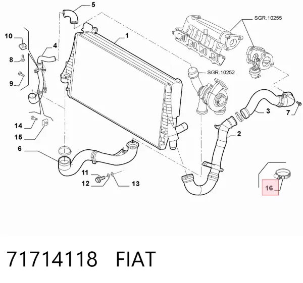  71714118 Fiat/Alfa/Lancia