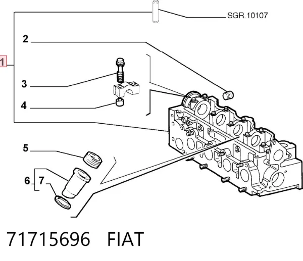 ГБЦ 71715696 Fiat/Alfa/Lancia