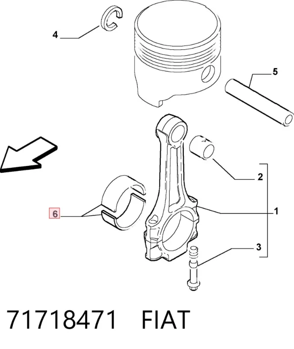  71718471 Fiat/Alfa/Lancia