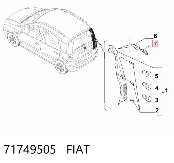  71749505 Fiat/Alfa/Lancia
