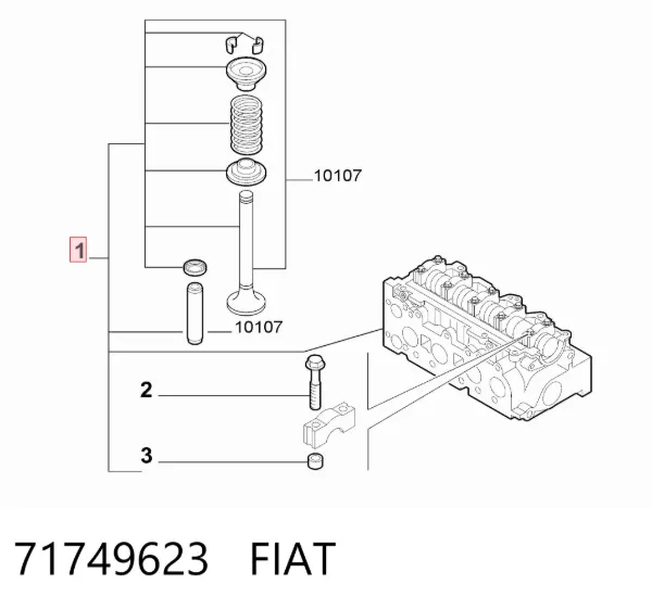 ГБЦ 71749623 Fiat/Alfa/Lancia