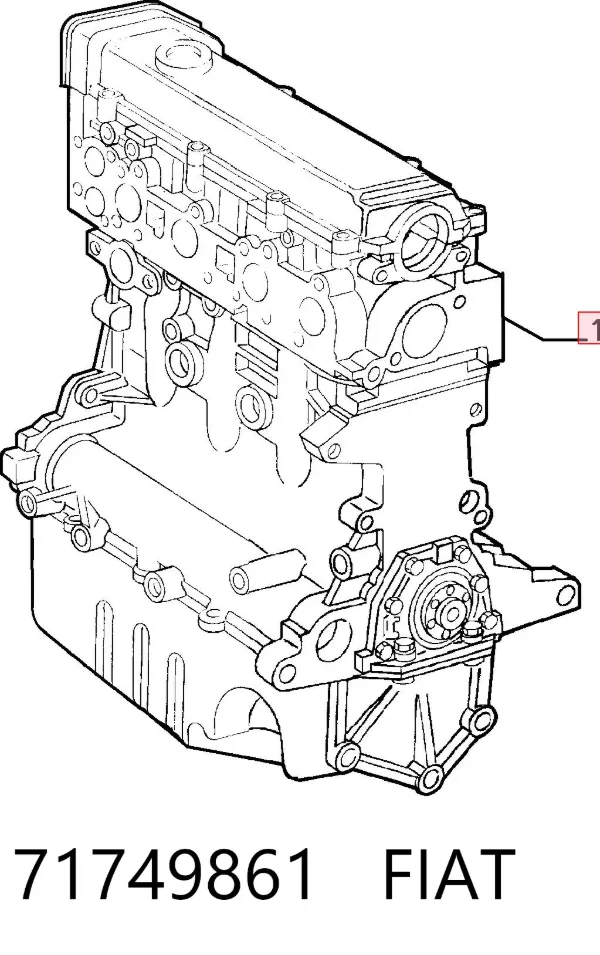 Двигатель 71749861 Fiat/Alfa/Lancia