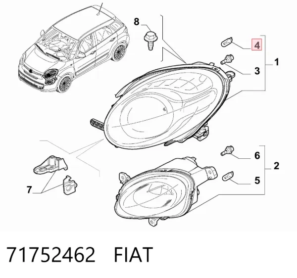  71752462 Fiat/Alfa/Lancia