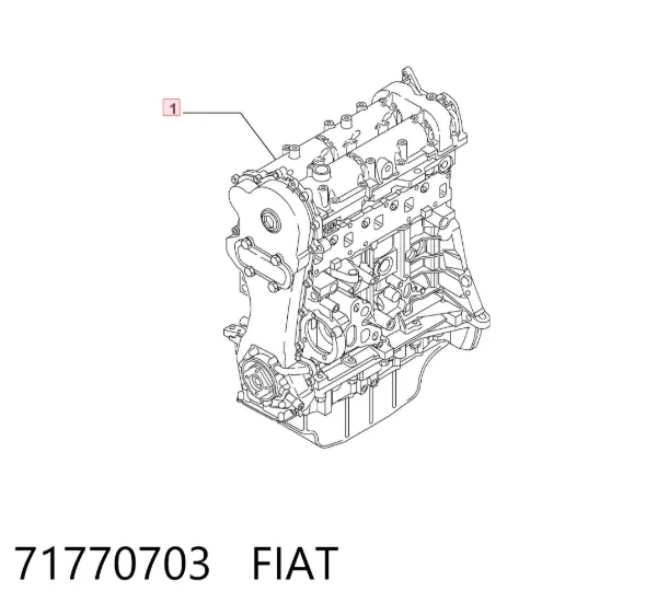 Двигатель 71770703 Fiat/Alfa/Lancia