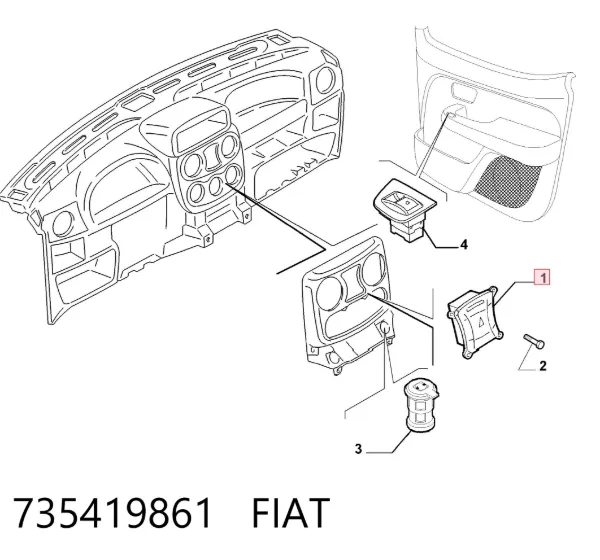  735419861 Fiat/Alfa/Lancia
