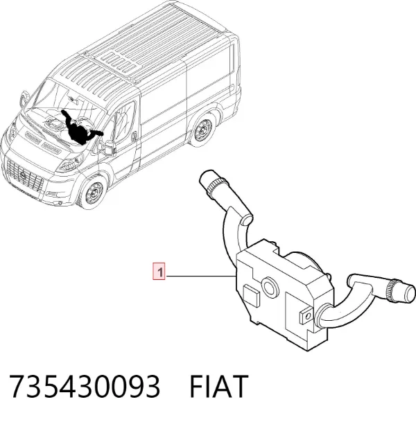 Подрулевой переключатель 735430093 Fiat/Alfa/Lancia