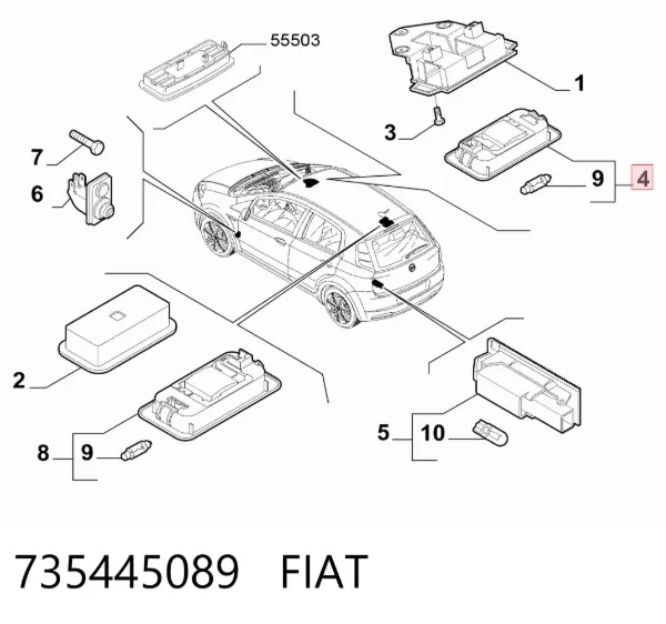  735445089 Fiat/Alfa/Lancia