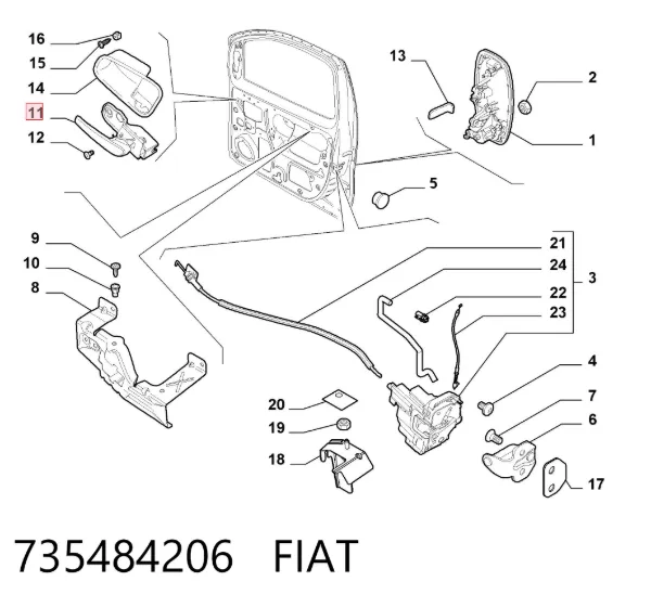  735484206 Fiat/Alfa/Lancia