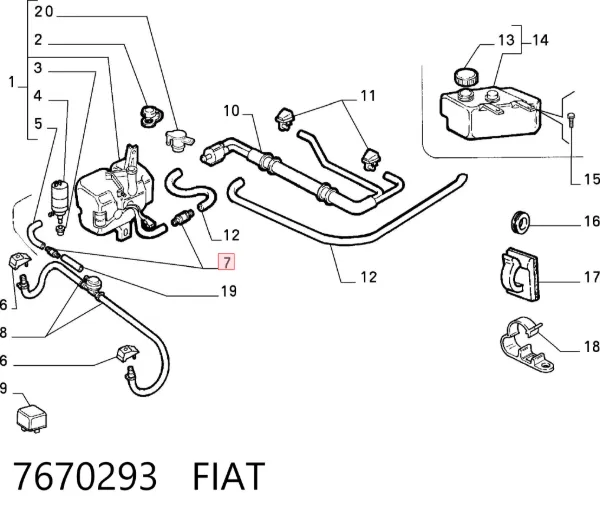  7670293 Fiat/Alfa/Lancia