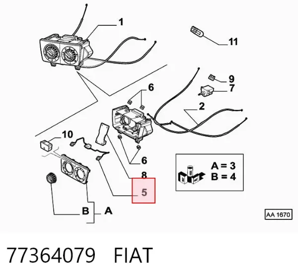  77364079 Fiat/Alfa/Lancia