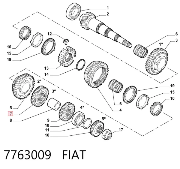  7763009 Fiat/Alfa/Lancia