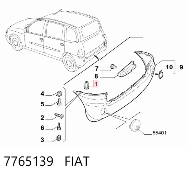  7765139 Fiat/Alfa/Lancia
