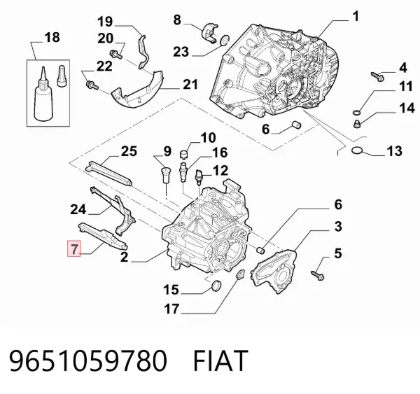  9651059780 Fiat/Alfa/Lancia