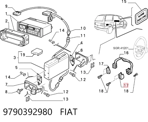  9790392980 Fiat/Alfa/Lancia