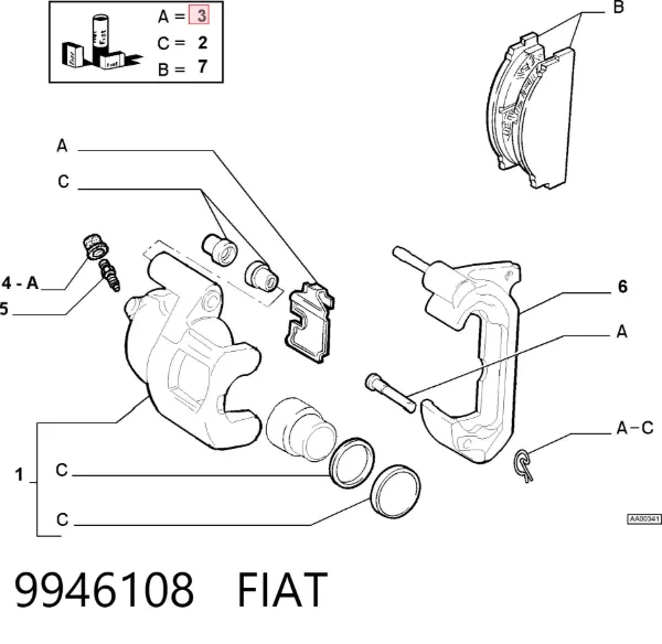  9946108 Fiat/Alfa/Lancia
