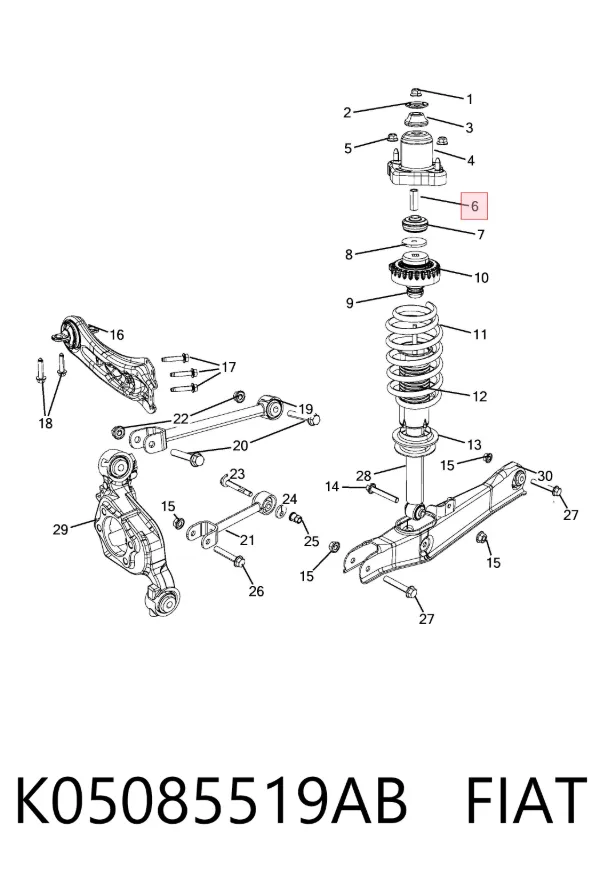  K05085519AB Fiat/Alfa/Lancia