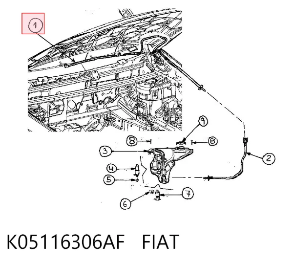  K05116306AF Fiat/Alfa/Lancia