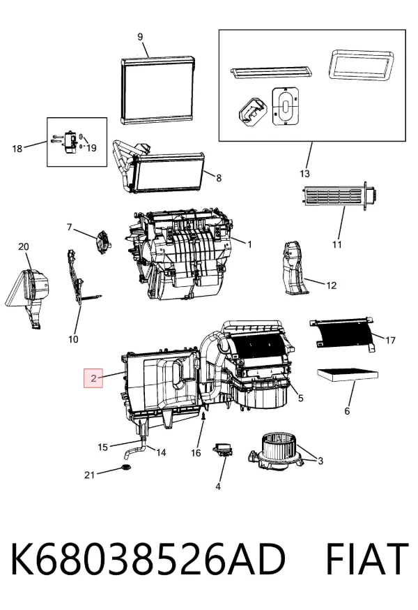  K68038526AD Fiat/Alfa/Lancia