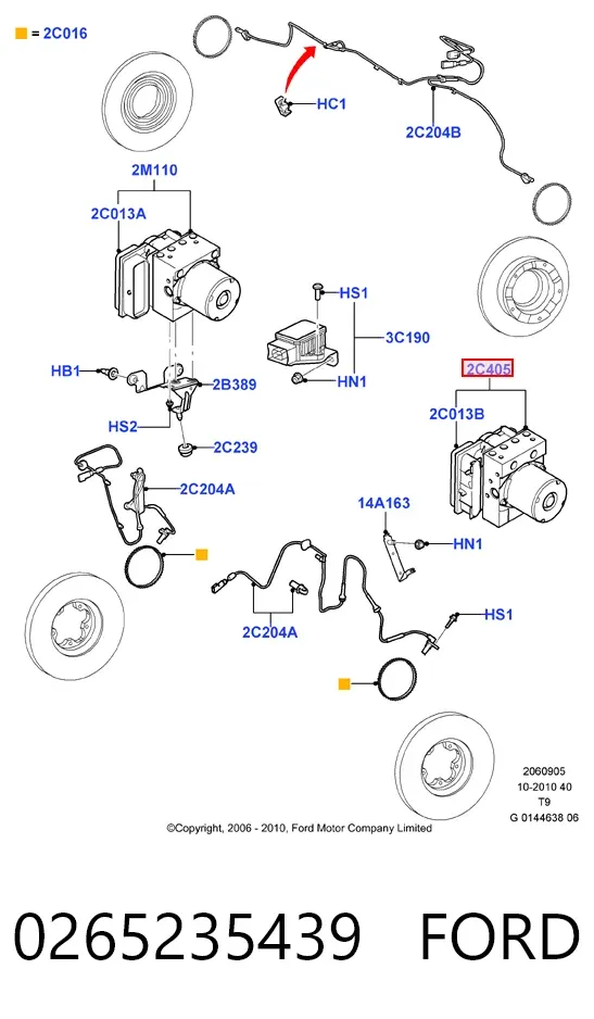  0265235439 Ford