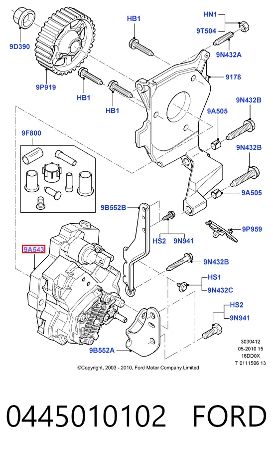 ТНВД 0445010102 Ford