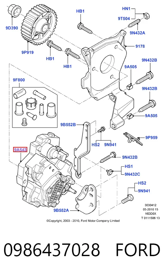 ТНВД 0986437028 Ford