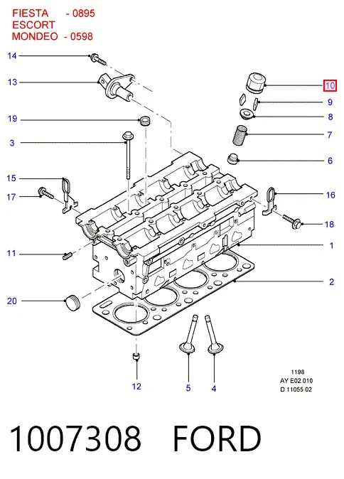 Гидрокомпенсатор 1007308 Ford