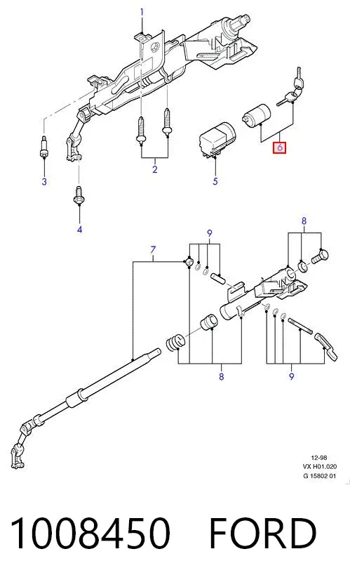 Ремкомплект суппорта 1008450 Ford